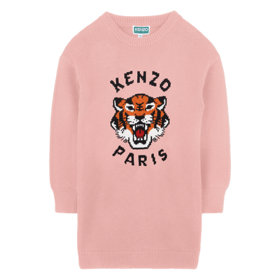 Gebreide jurk KENZO KIDS GIRL