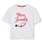 T-shirt met korte mouwen, WIT, hi-res