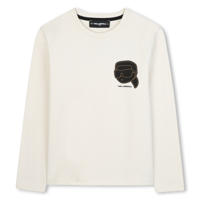 T-shirt met lange mouwen KARL LAGERFELD KIDS BOY
