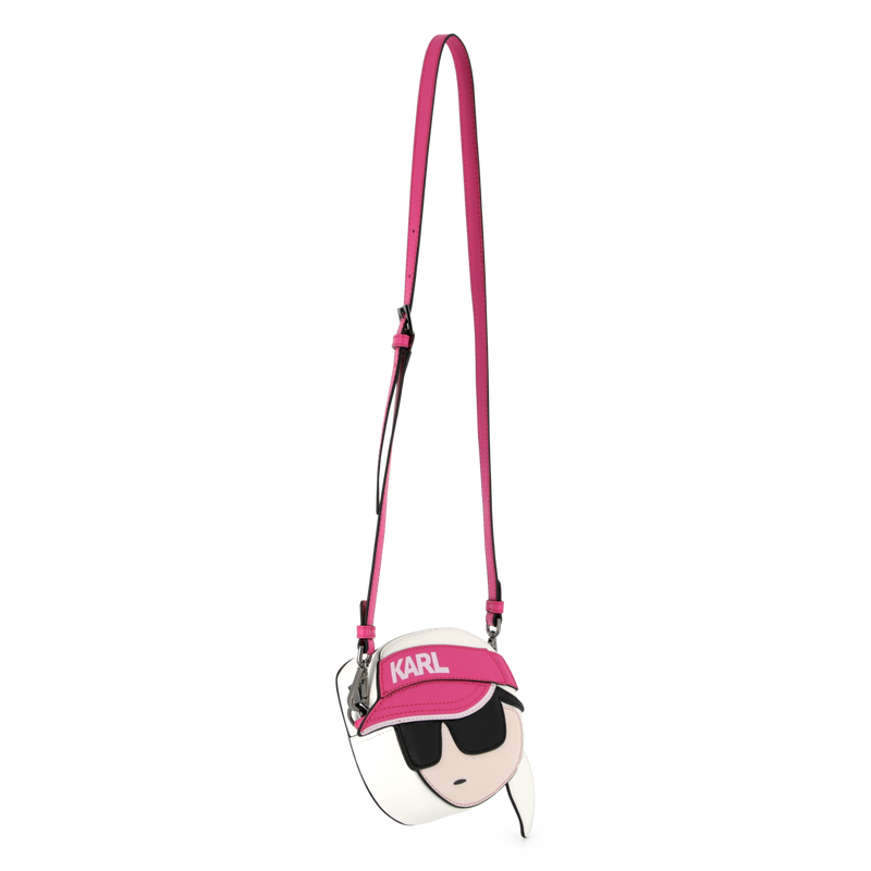 Verstelbare handtas met rits KARL LAGERFELD KIDS 
                        GIRL