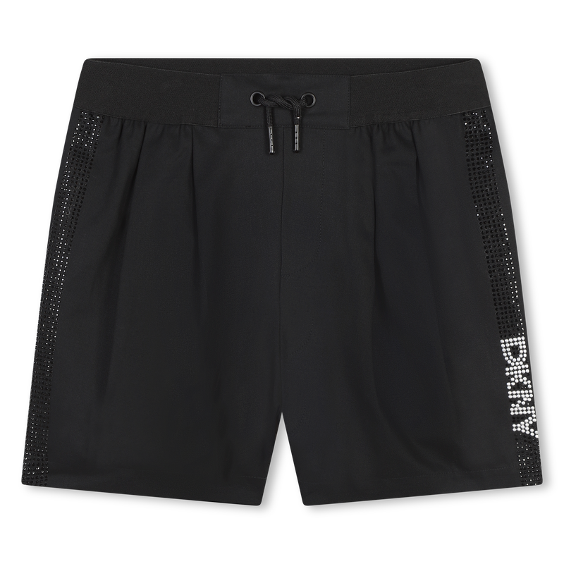 Katoenen short met steentjes DKNY 
                        GIRL
