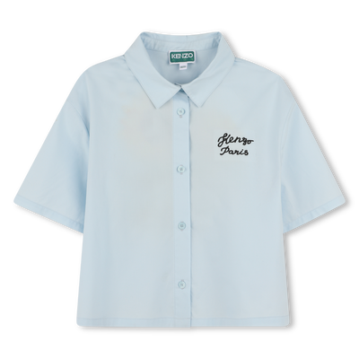 Overhemd met korte mouwen KENZO KIDS GIRL