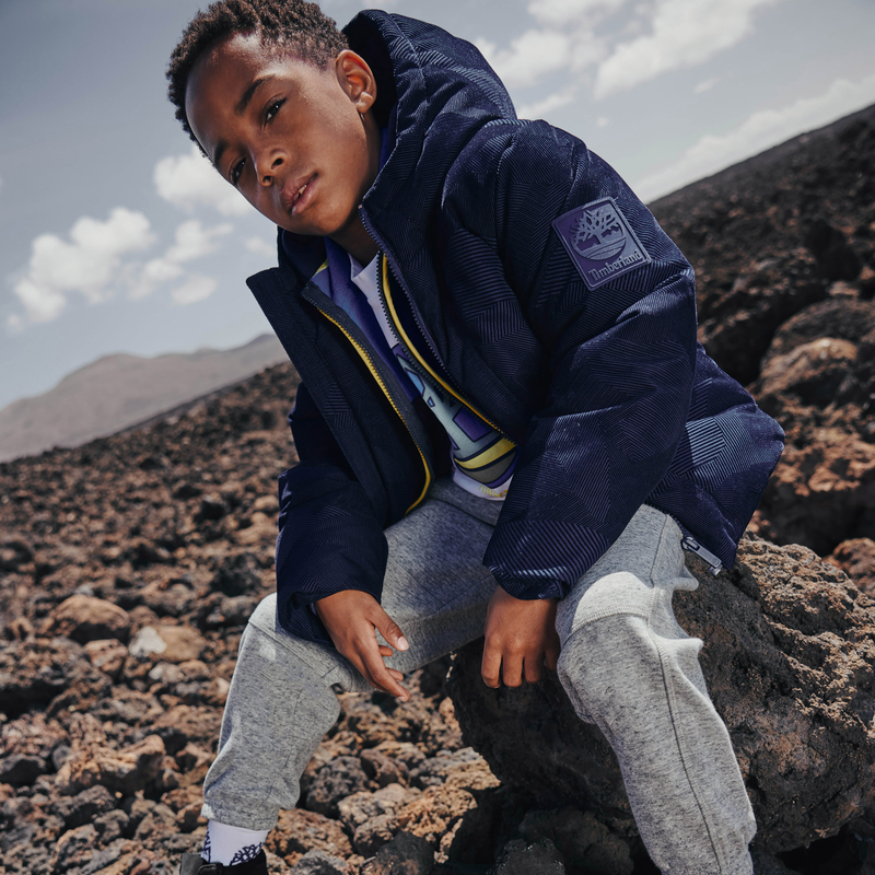 Donsjack met capuchon TIMBERLAND 
                        BOY