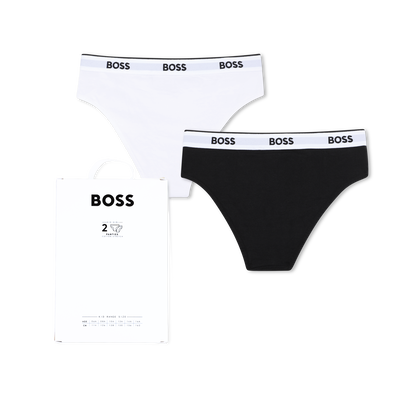 SET VAN 2 SLIPJES BOSS GIRL