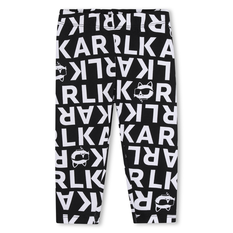 Complete set van jurk en broek KARL LAGERFELD KIDS 
                        MEISJE