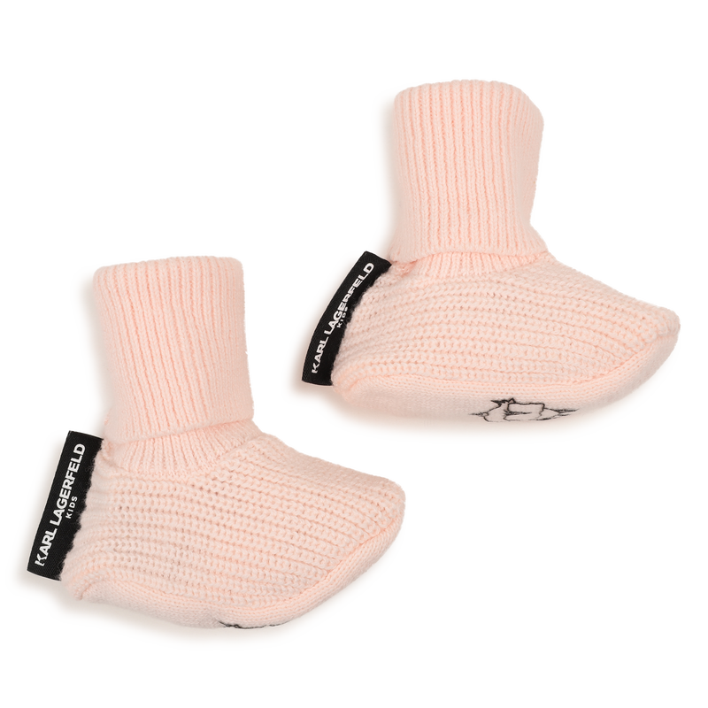 Muts en sloffen set KARL LAGERFELD KIDS 
                        MEISJE