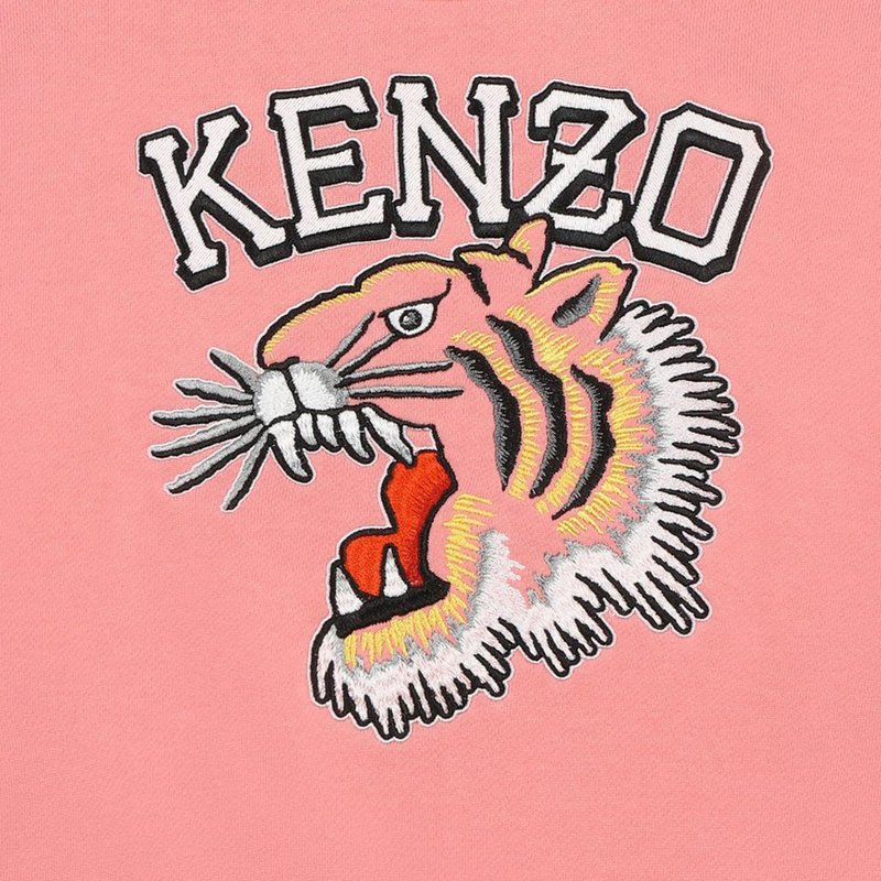 Katoenen sweater borduurwerk KENZO KIDS 
                        GIRL