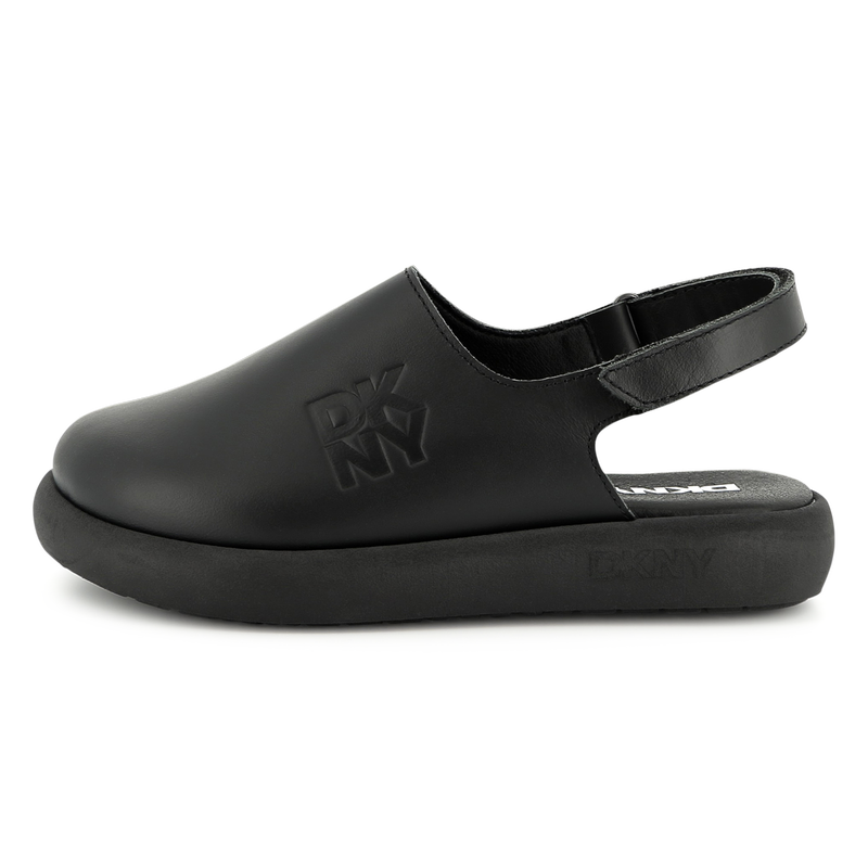 Leren klompen met klittenband DKNY 
                        UNISEX