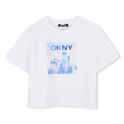 T-SHIRT MET KORTE MOUWEN DKNY GIRL