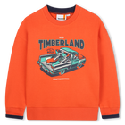 Sweatshirt van geborstelde fleece TIMBERLAND 
                    BOY