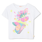 T-shirt met korte mouwen, WIT, hi-res