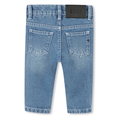 Katoenen 5-pocket-jeans BOSS BOY
