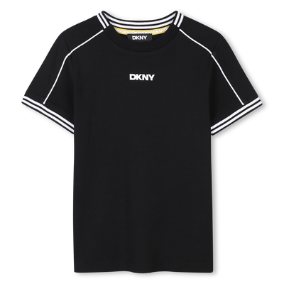T-shirt met gekleurde strepen DKNY UNISEX