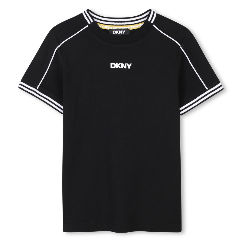 T-shirt met gekleurde strepen DKNY 
                        UNISEX