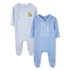 Set van twee pyjama's, LICHT BLAUW, hi-res