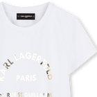 T-shirt met korte mouwen KARL LAGERFELD KIDS 
                    GIRL