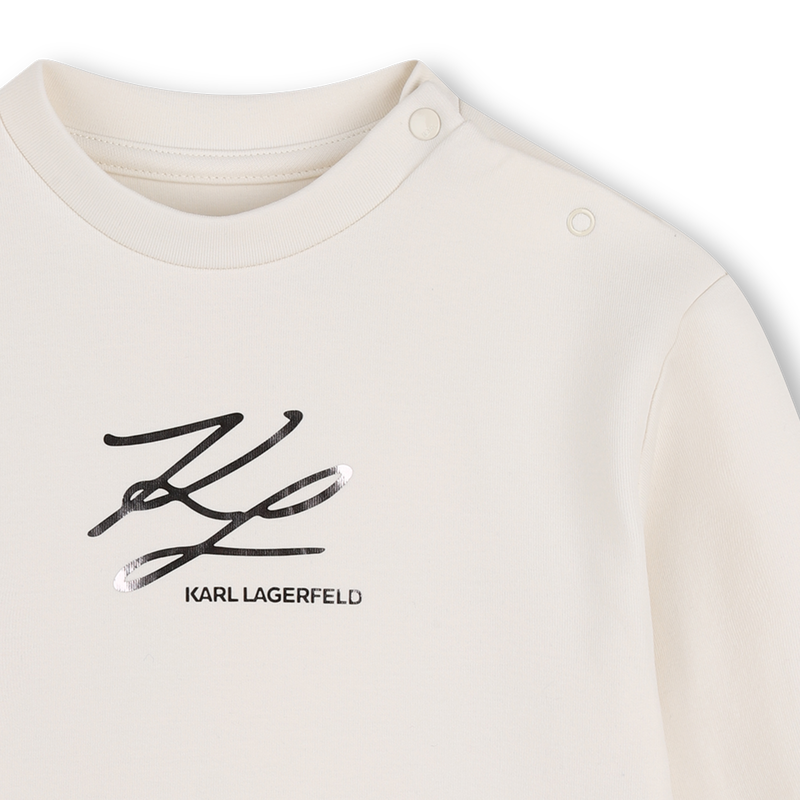Langarm jurk KARL LAGERFELD KIDS 
                        GIRL