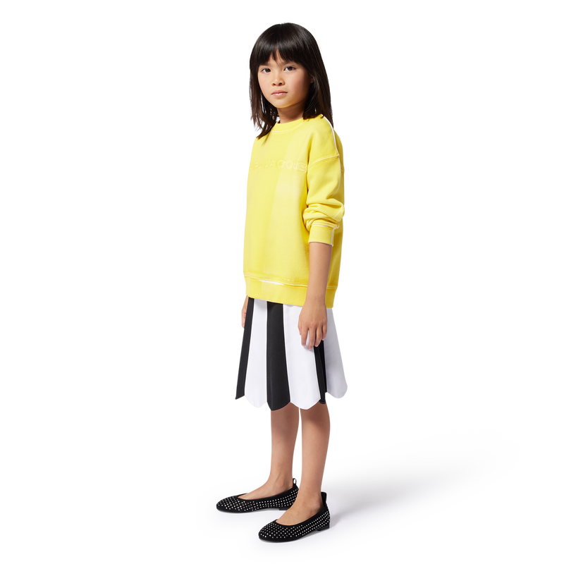 Feestelijke rok met strepen MARC JACOBS 
                        GIRL