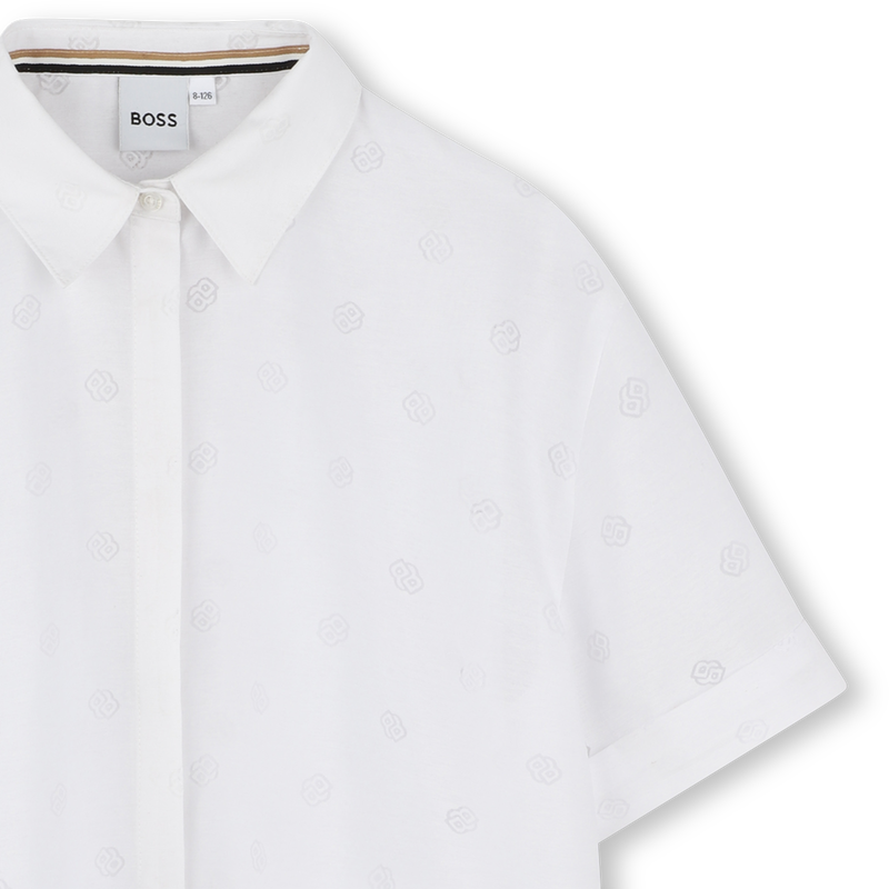 Overhemd met korte mouwen BOSS 
                        GIRL