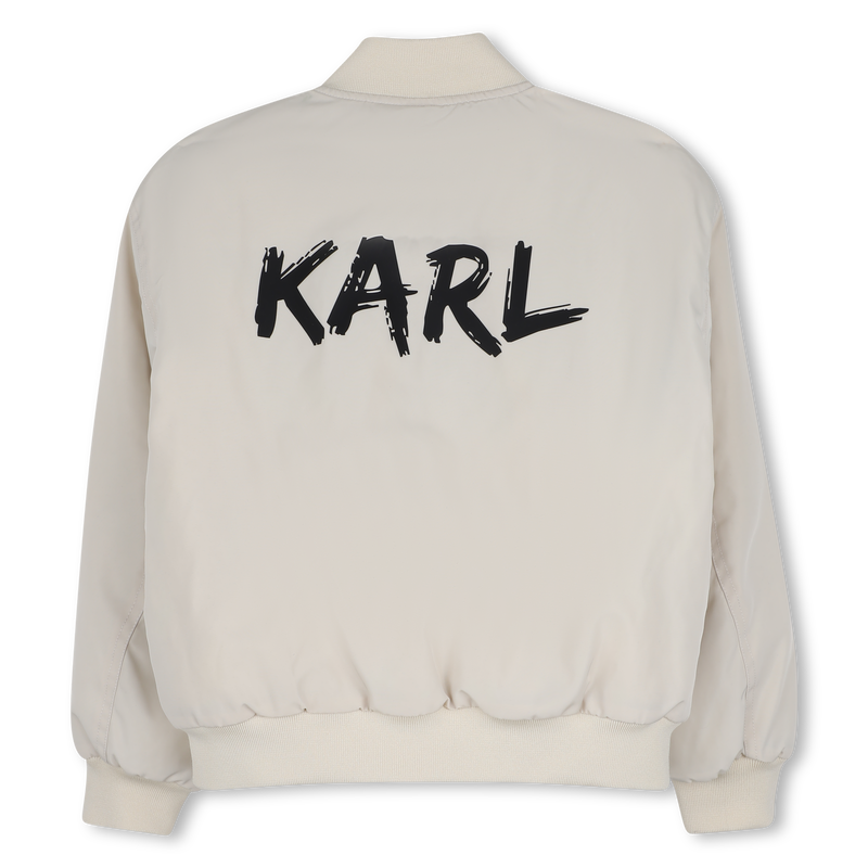 Bomber van canvas KARL LAGERFELD KIDS 
                        BOY