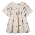 Poplin jurk KENZO KIDS 
                    GIRL