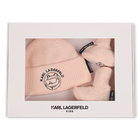 Muts en sloffen set KARL LAGERFELD KIDS 
                    MEISJE