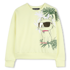 Maxi sweatshirt met print KARL LAGERFELD KIDS 
                    GIRL