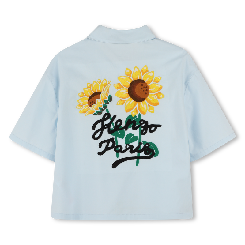 Overhemd met korte mouwen KENZO KIDS 
                        GIRL
