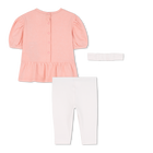 Jurk + legging + hoofdband set KENZO KIDS 
                    MEISJE