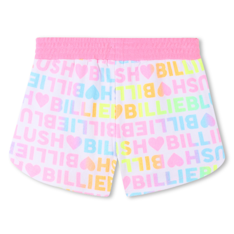 Badstoffen short met print BILLIEBLUSH 
                        GIRL