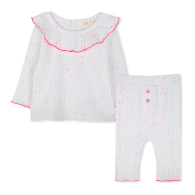 T-shirt met ruche en legging BILLIEBLUSH GIRL