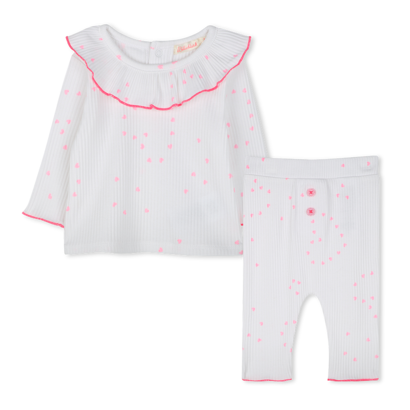 T-shirt met ruche en legging BILLIEBLUSH 
                        GIRL