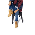 Katoenen overhemd met ruiten TIMBERLAND 
                    BOY