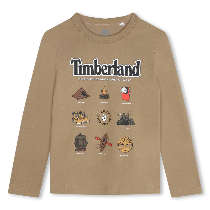 T-shirt met print TIMBERLAND 
                        BOY