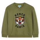 Ongeborsteld fleece sweatshirt, VEENMOS, hi-res