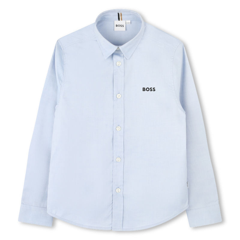 SHIRT MET LANGE MOUWEN BOSS 
                        BOY