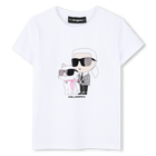 T-shirt met korte mouwen KARL LAGERFELD KIDS 
                    GIRL