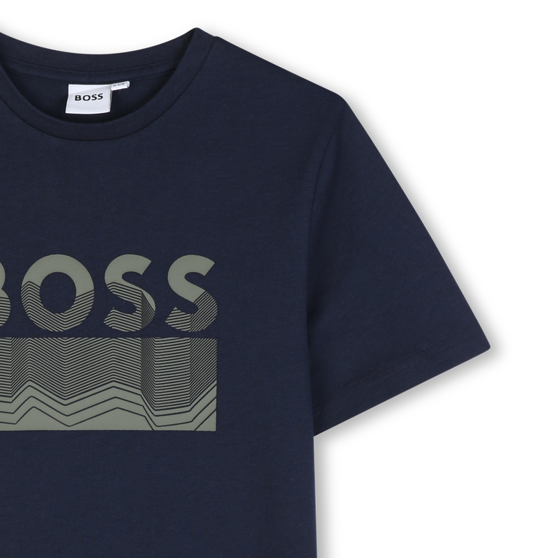 T-SHIRT MET KORTE MOUWEN BOSS 
                        BOY