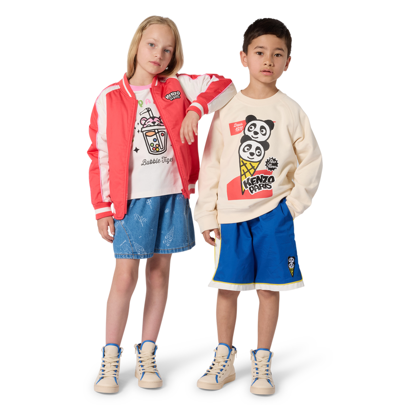 BERMUDA MET ELASTISCHE TAILLE KENZO KIDS 
                        BOY