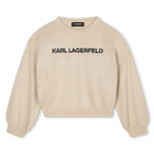 Gebreide trui KARL LAGERFELD KIDS 
                    GIRL