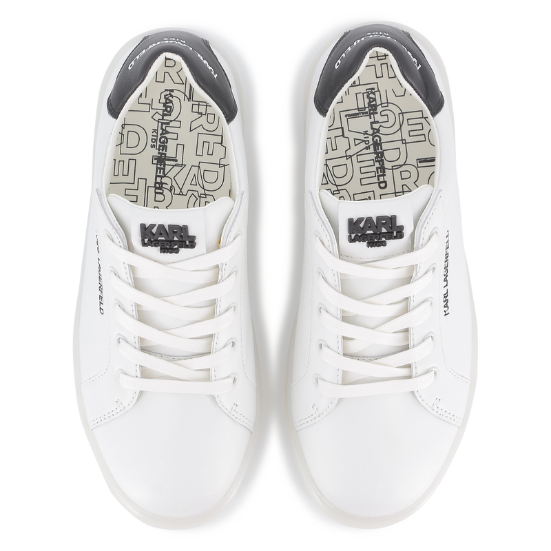 Lage sneakers met veters KARL LAGERFELD KIDS 
                        UNISEX