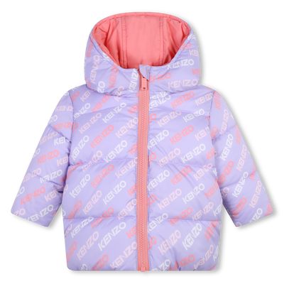 Waterdichte omkeerbare anorak KENZO KIDS GIRL