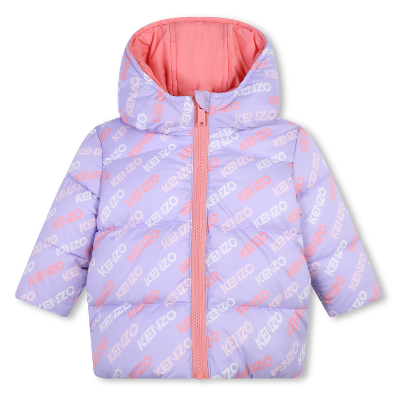 Waterdichte omkeerbare anorak KENZO KIDS 
                        GIRL