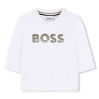 T-shirt met lange mouwen, WIT, hi-res