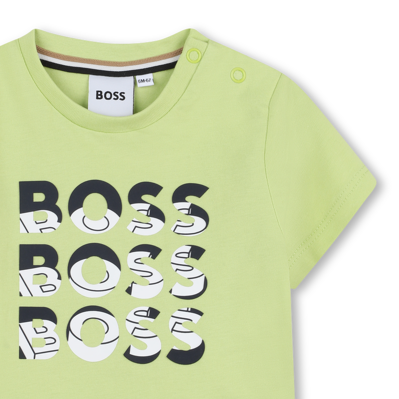 T-shirt met korte mouwen BOSS 
                        BOY