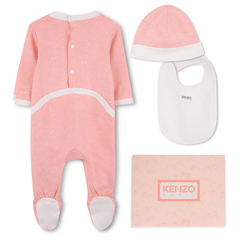 Set pyjama, slabbetje en muts KENZO KIDS 
                        GIRL