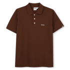 Korte mouwen polo, PALISSANDER, hi-res