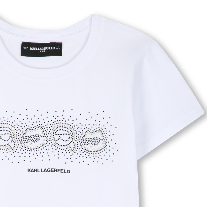T-shirt met korte mouwen KARL LAGERFELD KIDS 
                        GIRL