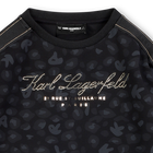 Jurk met lange mouwen KARL LAGERFELD KIDS 
                    GIRL