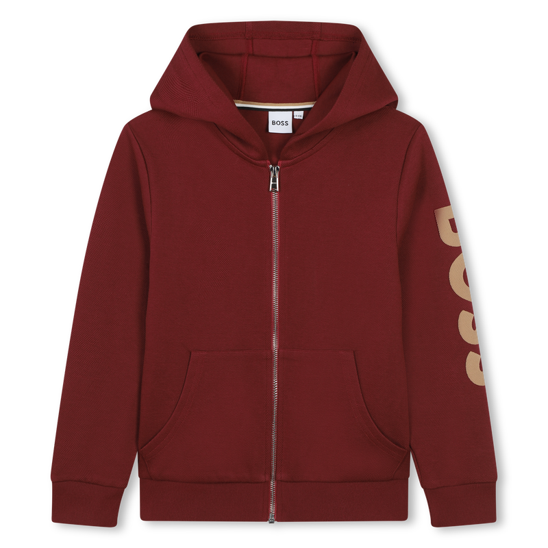 Vest met capuchon van piqu&eacute; BOSS 
                        BOY